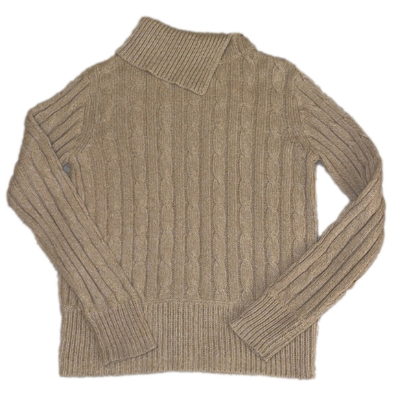 Liz Claiborne Sweaters - 𝅺LIZ CLAIBORNE SPORT Medium Cable Knit Long Sleeve Cowl Neck Sweater
